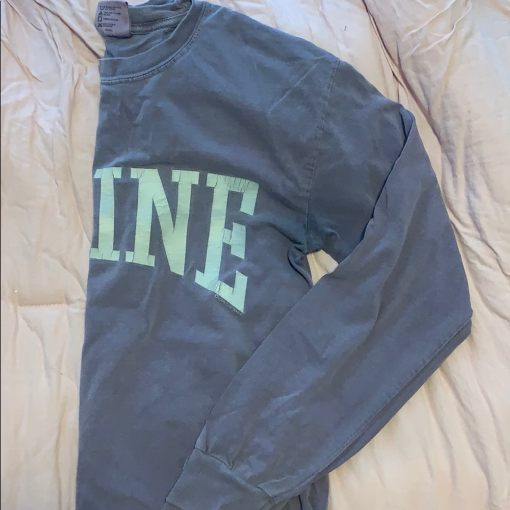SOLD Vintage Maine Long Sleeve Shirt - Picture 2 of 4